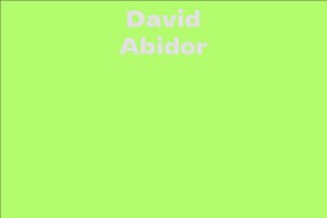 David Abidor