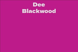 Dee Blackwood