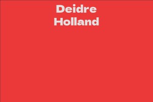 Deidre Holland