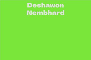 Deshawon Nembhard