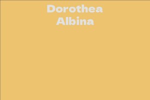 Dorothea Albina