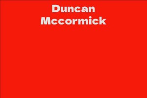 Duncan Mccormick