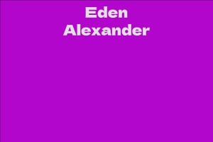 Eden Alexander