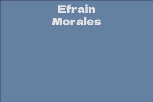 Efrain Morales