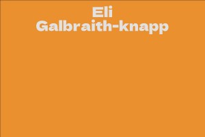 Eli Galbraith-knapp