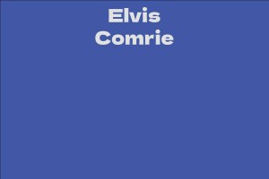 Elvis Comrie