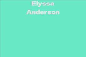 Elyssa Anderson