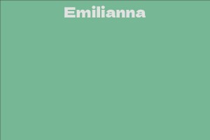 Emilianna - Facts, Bio, Career, Net Worth | AidWiki