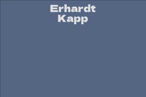 Erhardt Kapp