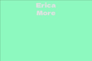 Erica More