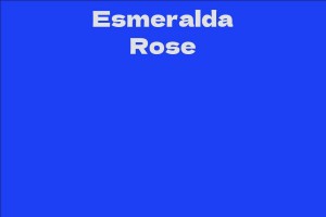 Esmeralda Rose