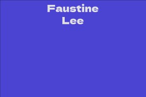 Faustine Lee