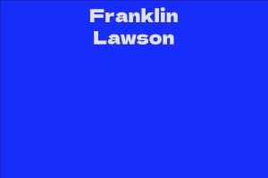 Franklin Lawson