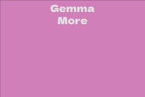 Gemma More