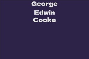 George Edwin Cooke