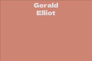 Gerald Elliot