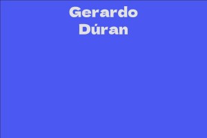 Gerardo Dúran