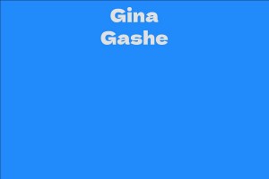 Gina Gashe