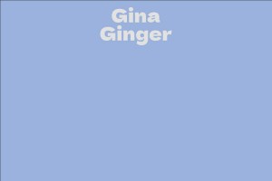 Gina Ginger
