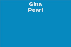 Gina Pearl