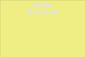 Giulio Bernardi