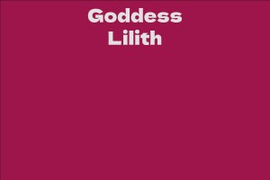 Goddess Lilith