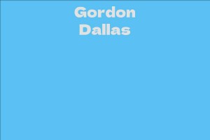 Gordon Dallas