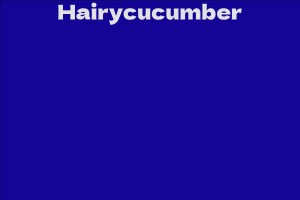 Hairycucumber