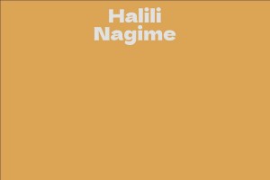 Halili Nagime - Facts, Bio, Career, Net Worth | AidWiki