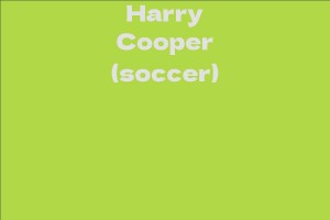 Harry Cooper (soccer)