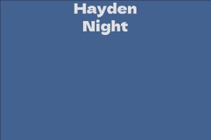 Hayden Night