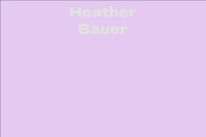 Heather Bauer