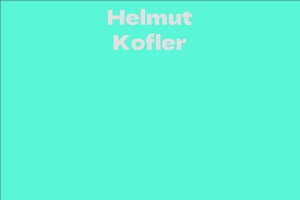 Helmut Kofler