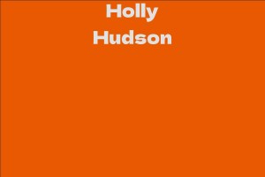 Holly Hudson