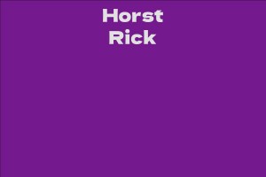 Horst Rick