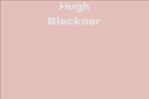 Hugh Blackner