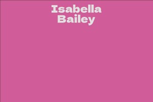 Isabella Bailey