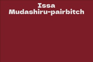 Issa Mudashiru-pairbitch