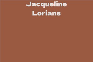 Jacqueline Lorians