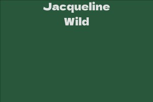 Jacqueline Wild