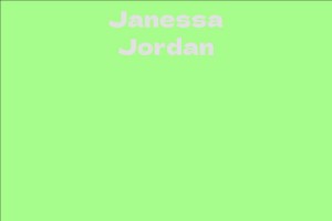 Janessa Jordan
