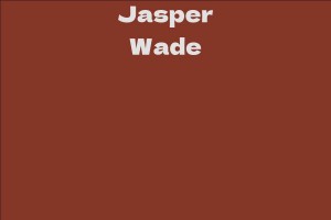 Jasper Wade
