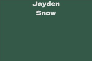 Jayden Snow