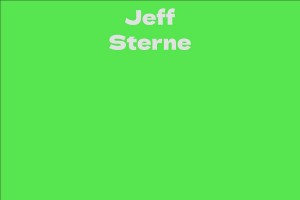 Jeff Sterne
