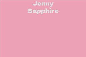 Jenny Sapphire