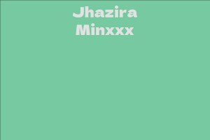 Jhazira Minxxx