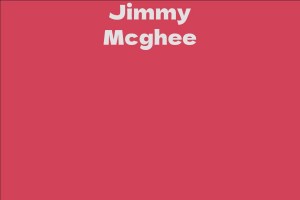 Jimmy Mcghee