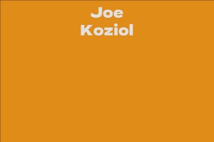 Joe Koziol