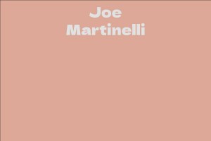 Joe Martinelli