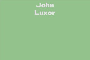John Luxor
